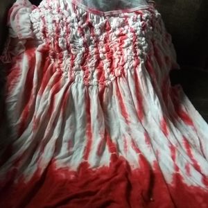 Red tieDy shirt